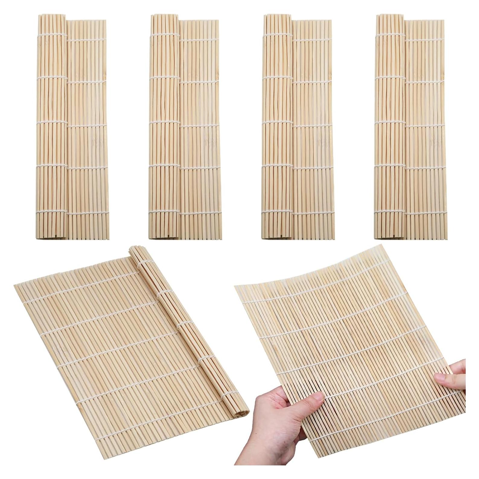 Estera de Bambú para Sushi Hordion 6 Pcs 24x24 cm Antiadherente