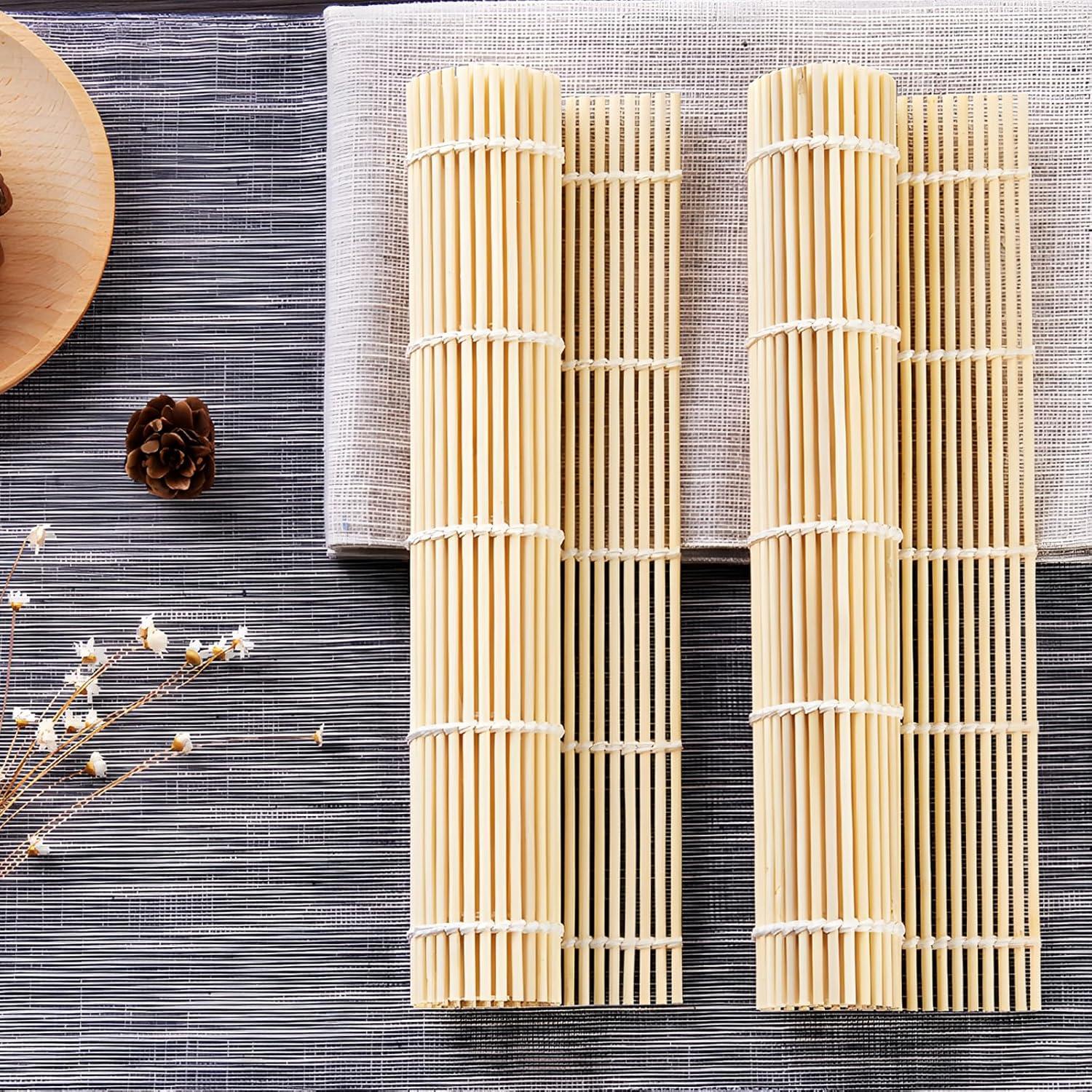 Estera de Bambú para Sushi Hordion 6 Pcs 24x24 cm Antiadherente