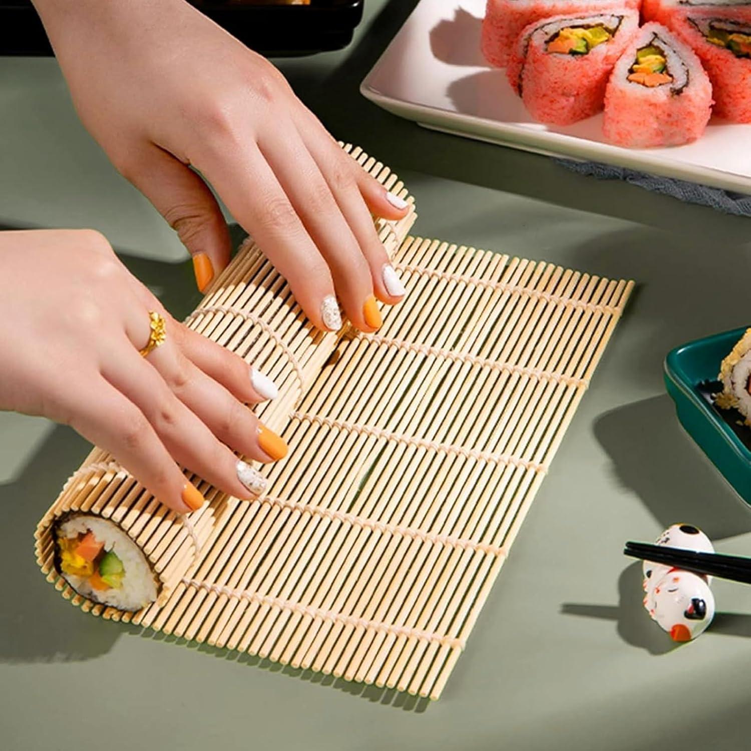 Estera de Bambú para Sushi Hordion 6 Pcs 24x24 cm Antiadherente