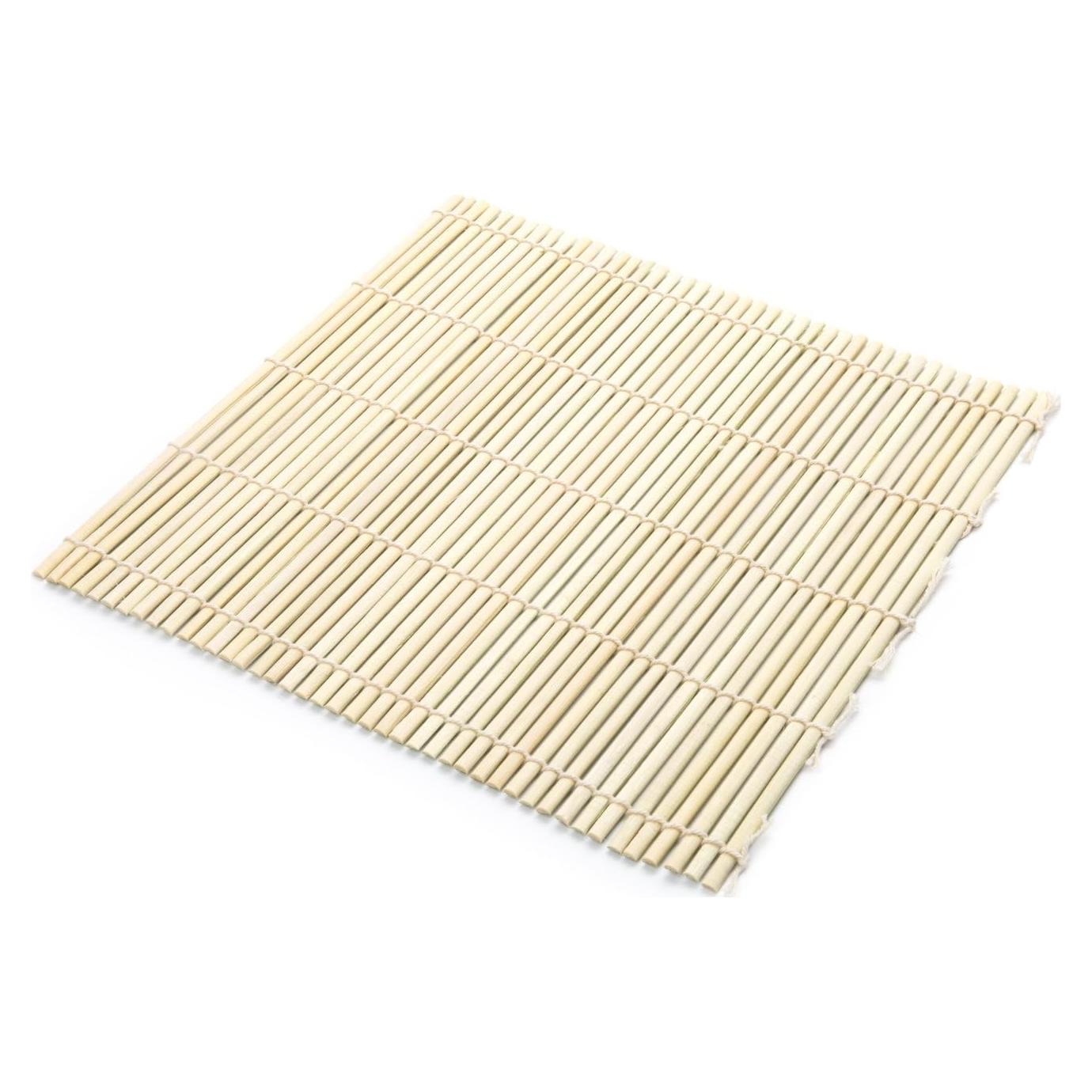 Estera de Sushi Fox Run 22.86 cm Bambú Natural