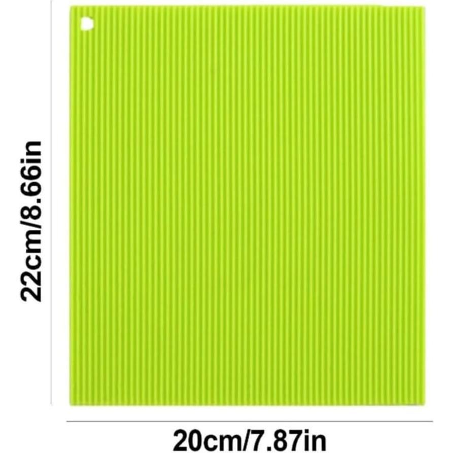 Estera de Sushi Antiadherente LIUHUIZEYU 22x20 cm Verde