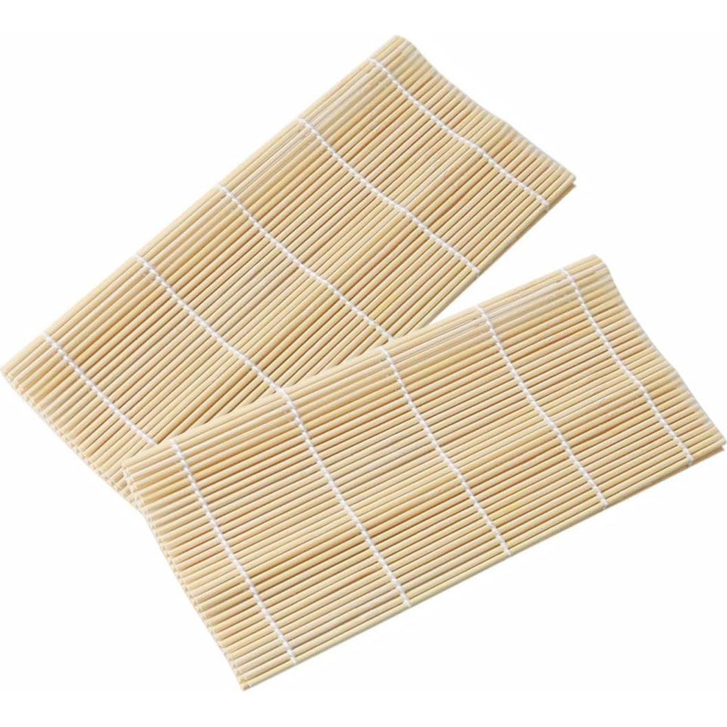 Kit de Sushi Gimbap Garasani - 2 Mates de Bambú 24x24 cm