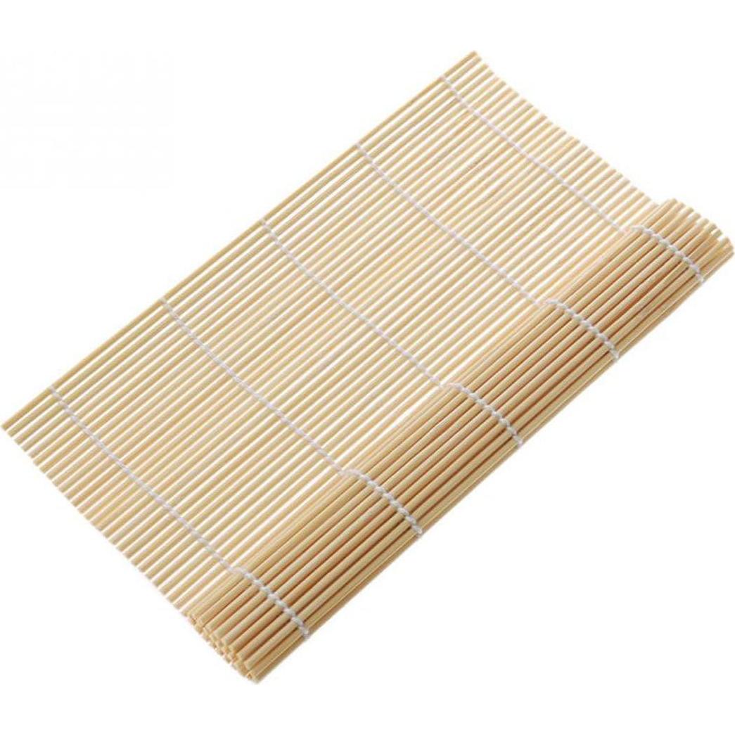 Kit de Sushi Gimbap Garasani - 2 Mates de Bambú 24x24 cm