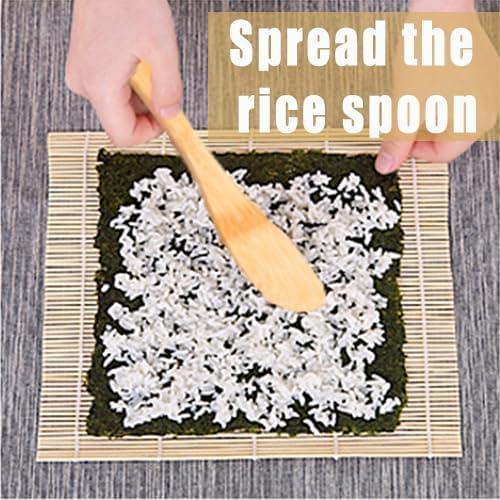 Kit de Sushi de Bambú BOBOAR con Esteras y Utensilios Ecológicos