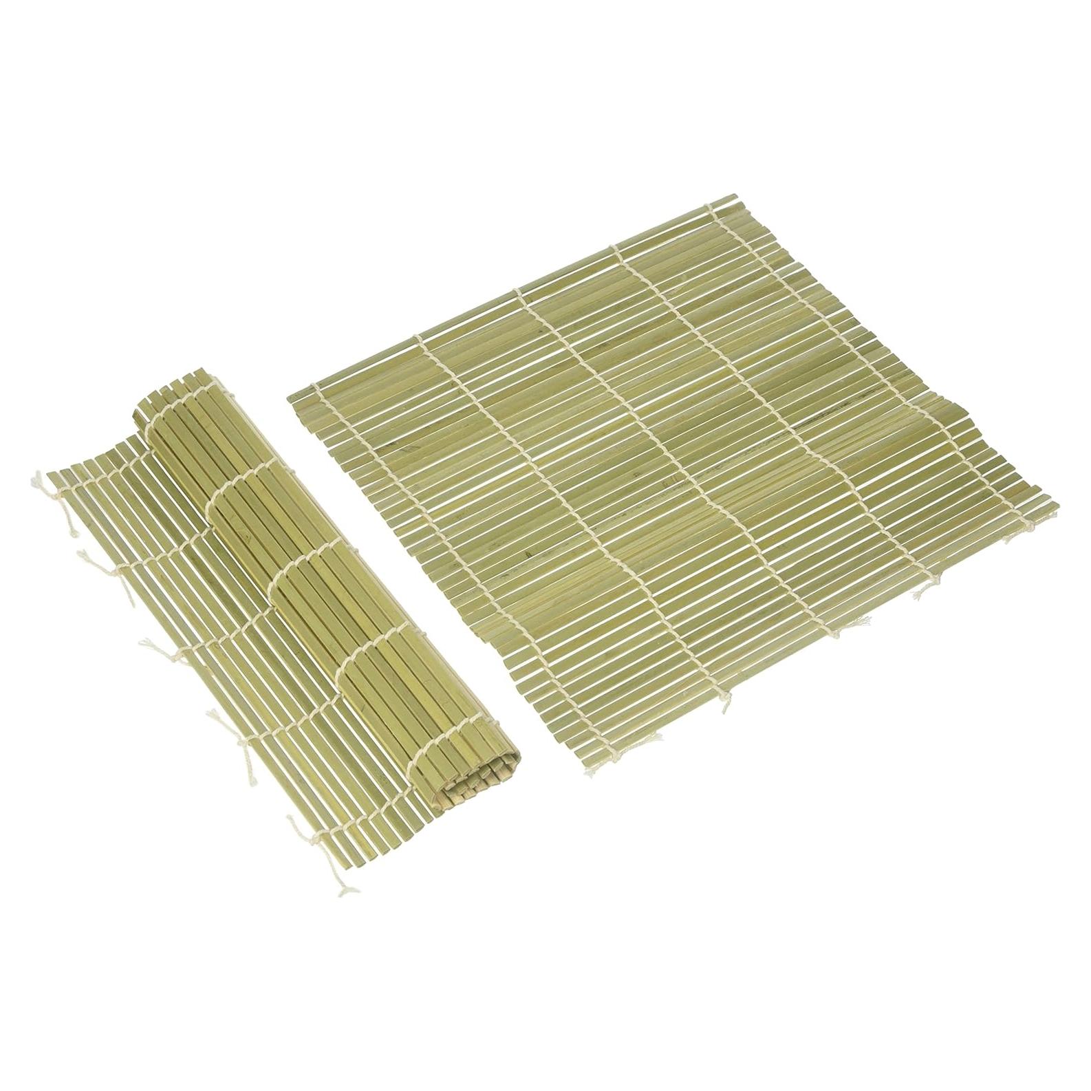 Esteras de Sushi de Bambú Verde Feliz Ventas - 2 Piezas