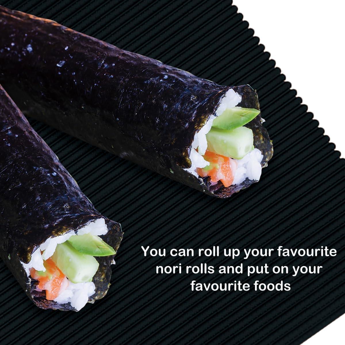 Kit de Alfombrillas de Sushi de Silicona Quaocens - 2 Piezas