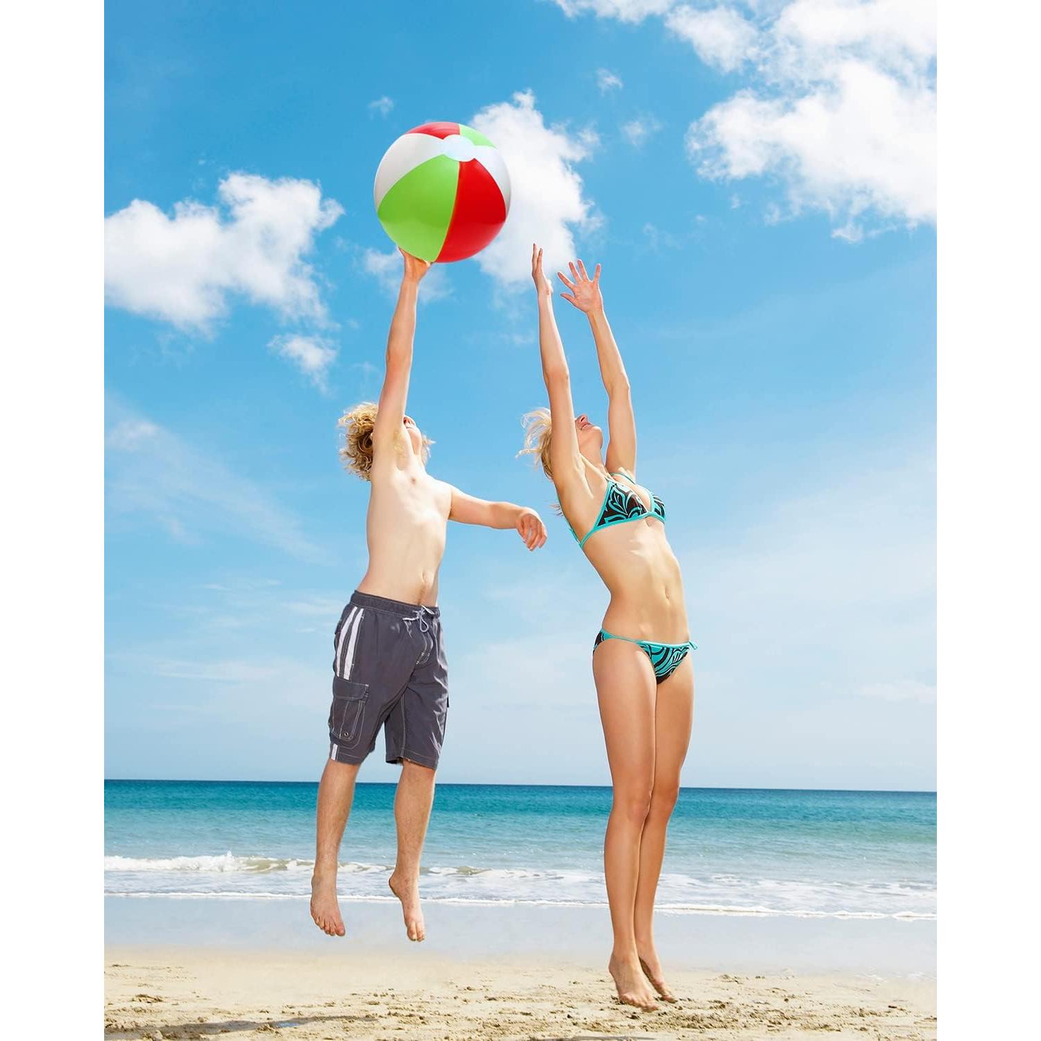 Pelotas de Playa PENTA ANGEL 30cm 2PCS Arcoíris Inflables