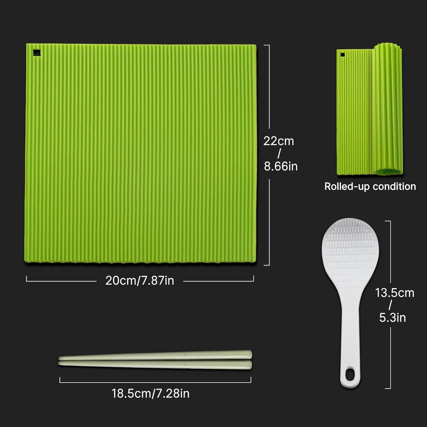 Kit para Hacer Sushi Choxila - Alfombrilla Silicona 20x22cm