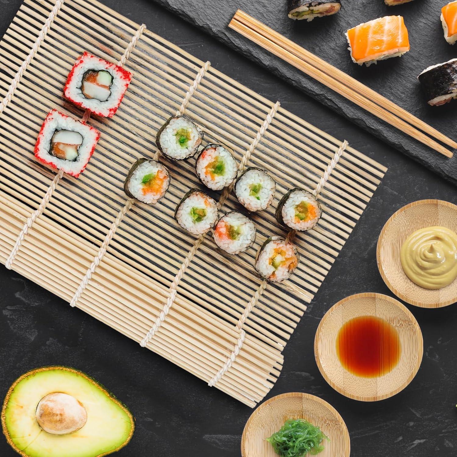 Kit de Hacer Sushi Guduling 6 Piezas de Bambú para Principiantes