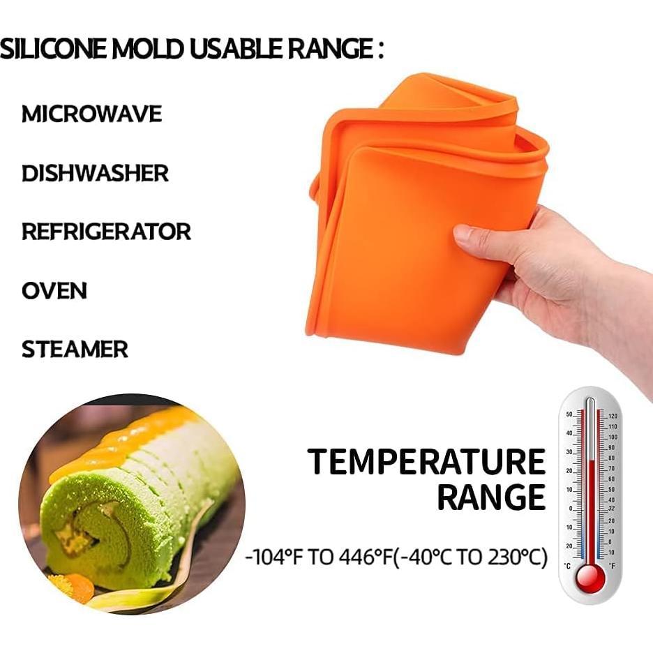 Set 2 Moldes de Silicona Antiadherente BAKER DEPOT 27x30cm