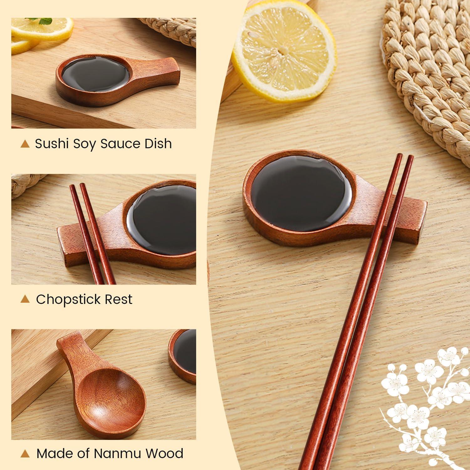 Kit de Sushi Premium Wimitools - 10 Piezas, Madera Natural