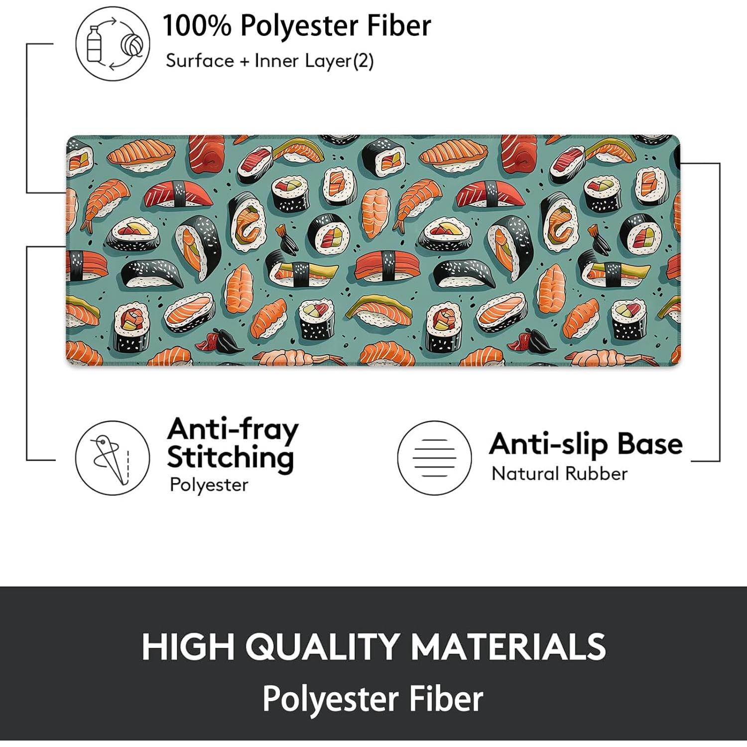 Alfombrilla de Ratón VANZEV Sushi 80x30 cm Antideslizante