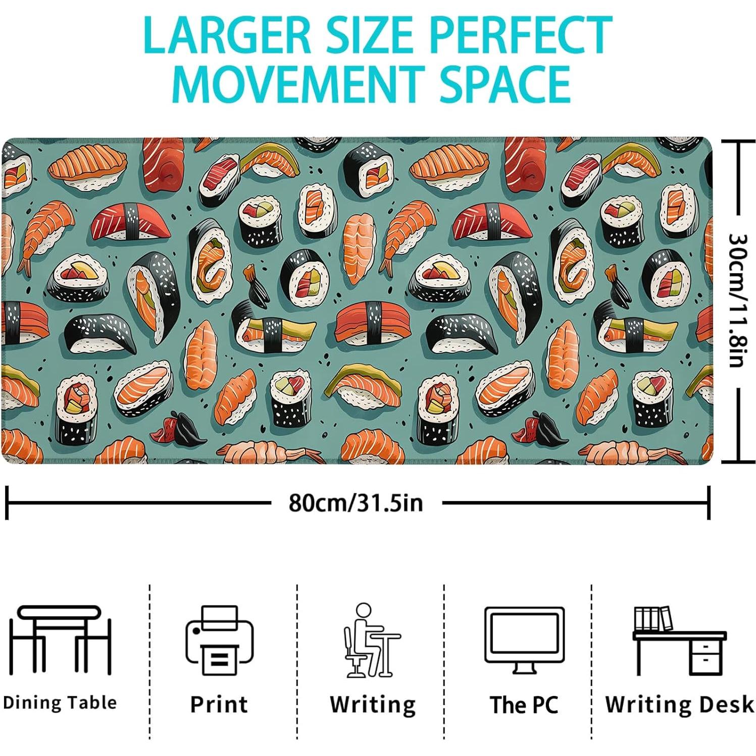 Alfombrilla de Ratón VANZEV Sushi 80x30 cm Antideslizante