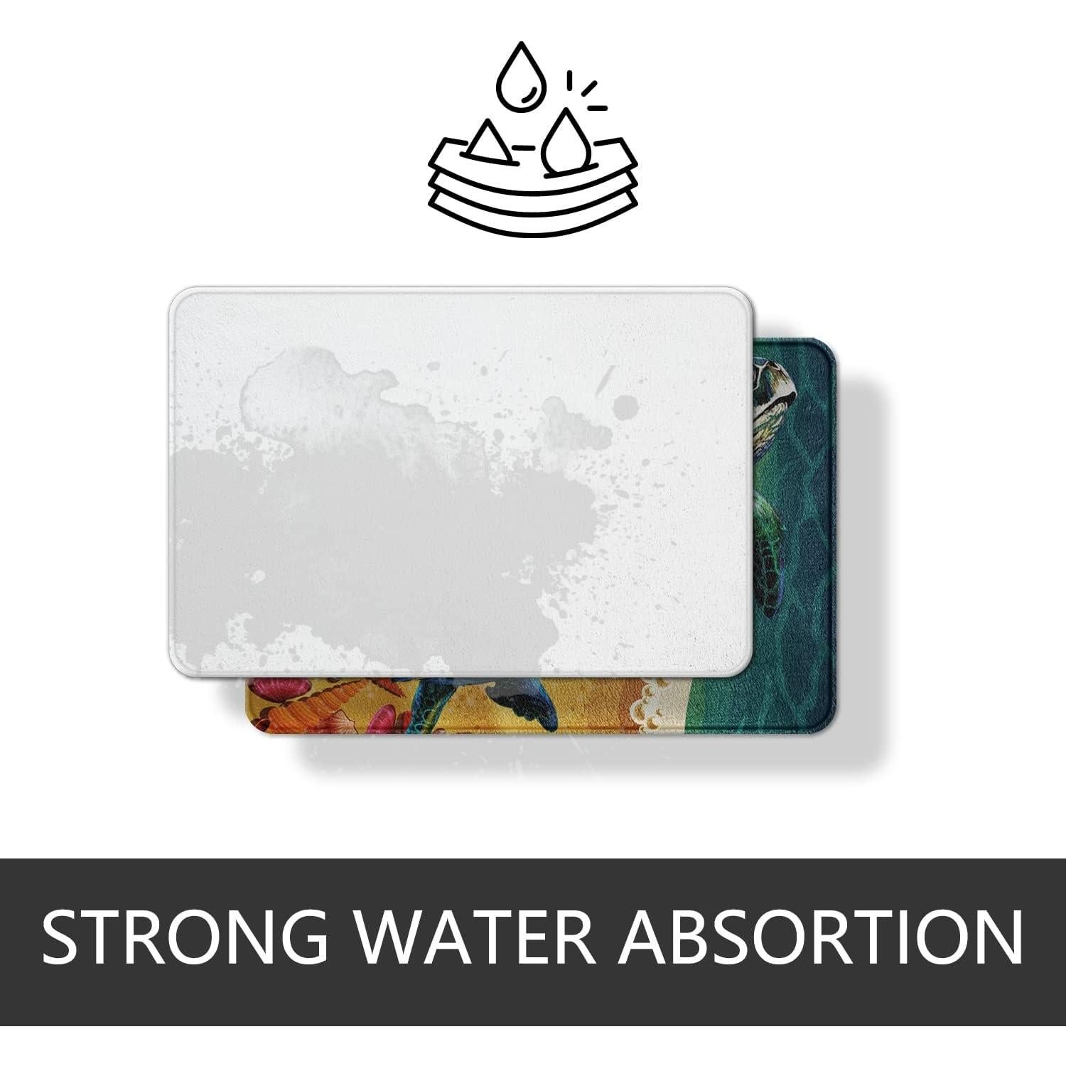 Alfombra de baño Kawaii Sushi Feelyou 50x81 cm Antideslizante