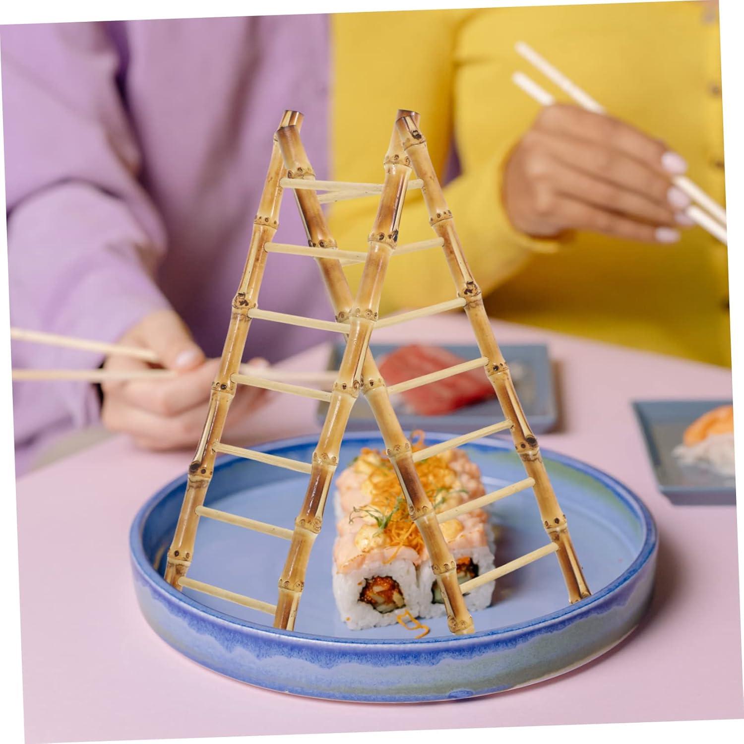 Platos de Sashimi de Bambú ARTIBETTER 2 Piezas 28.5x9cm