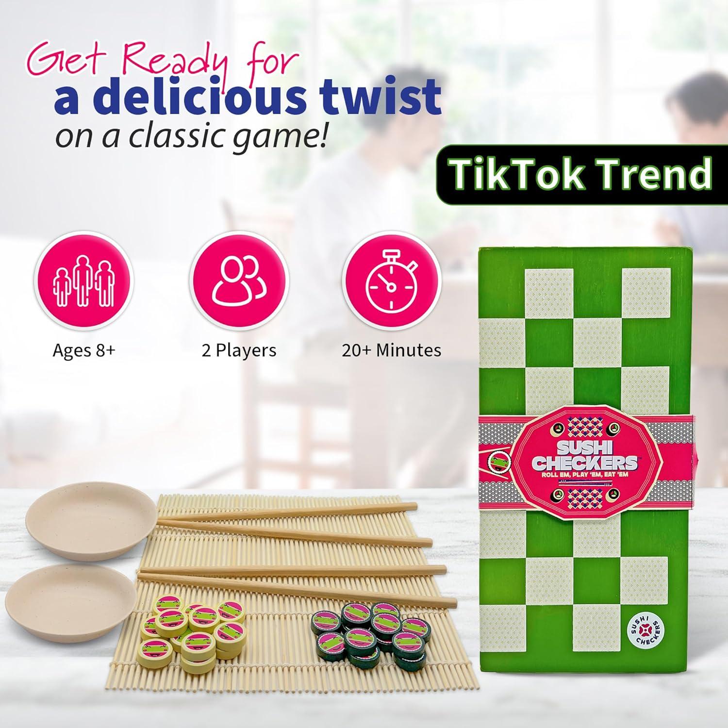 Juego Damas de Sushi Project Genius - Set de Preparación y Juego