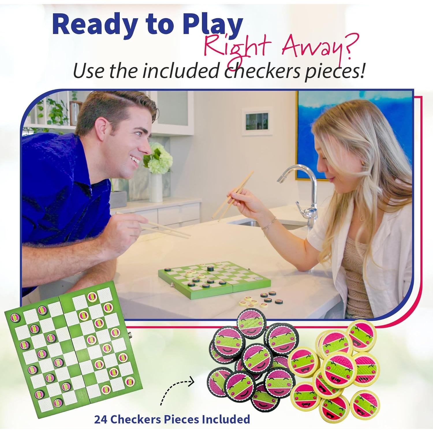 Juego Damas de Sushi Project Genius - Set de Preparación y Juego