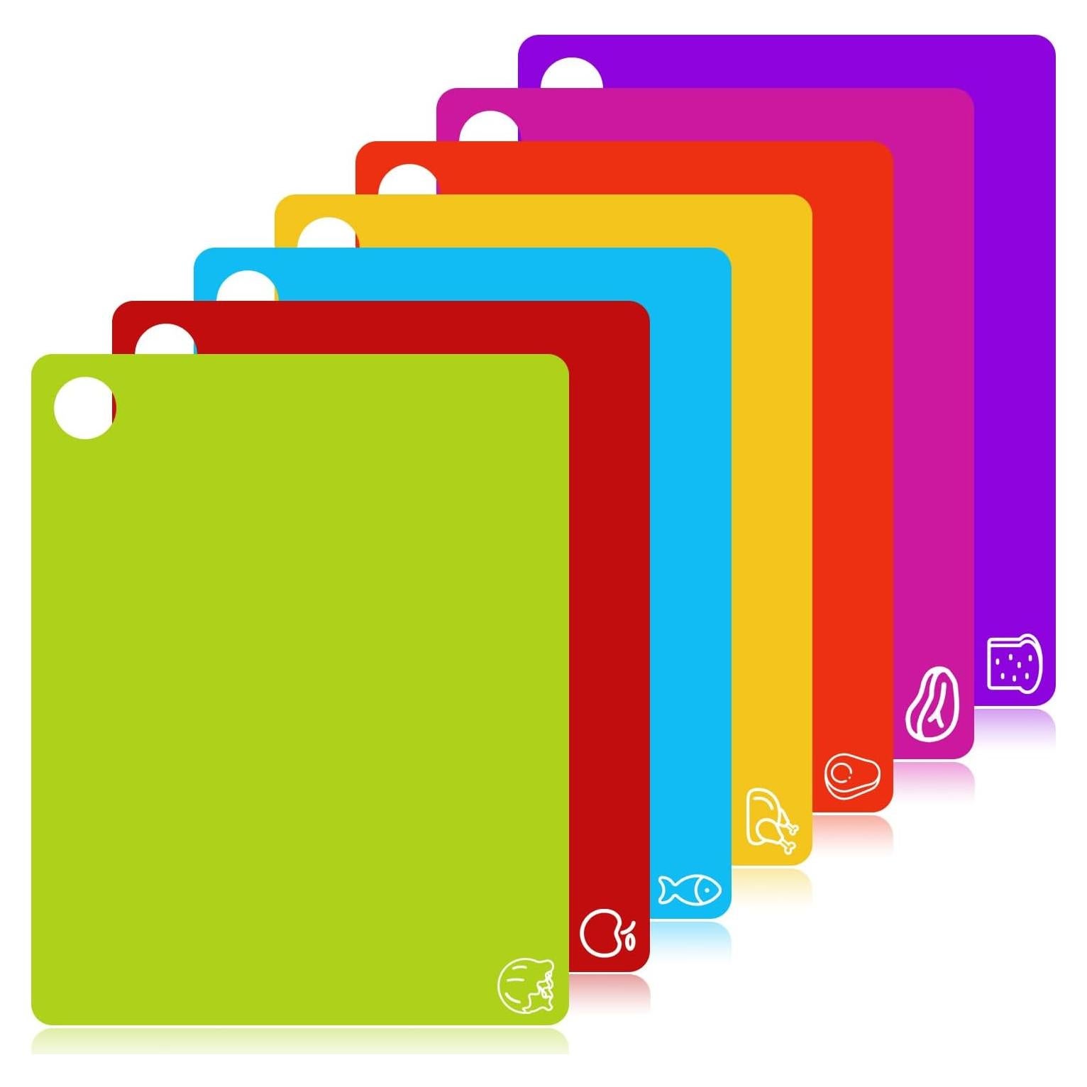 Juego de 7 Tablas de Cortar Flexibles GoodLuck Antideslizantes