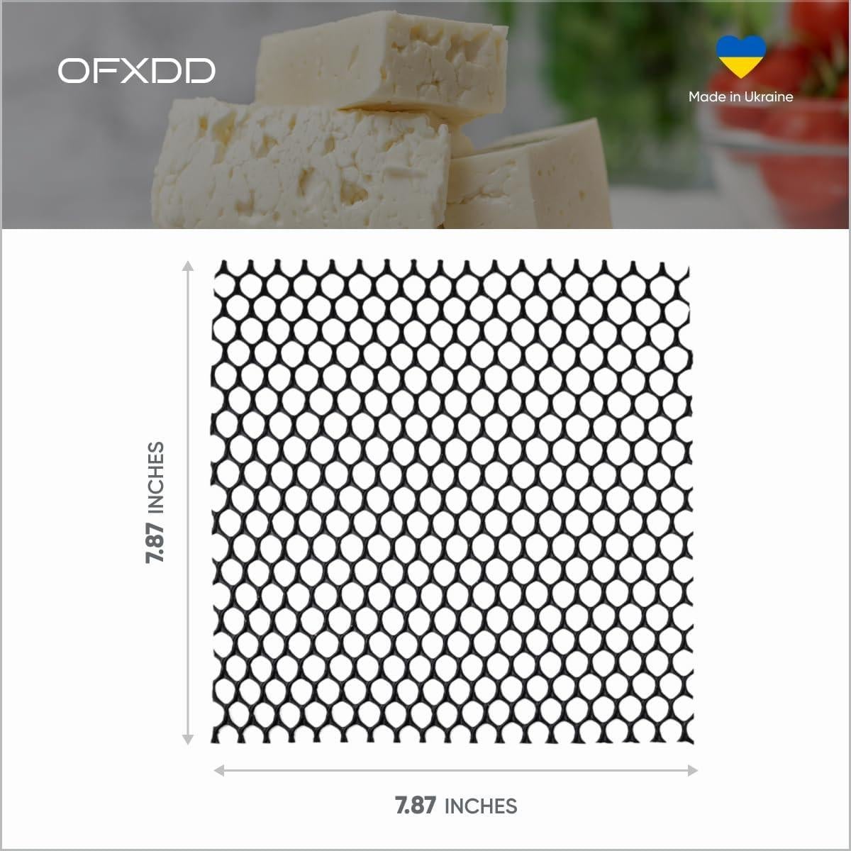 Alfombrilla para Secar Queso OFXDD 5 Pcs 20x20 cm Plástico