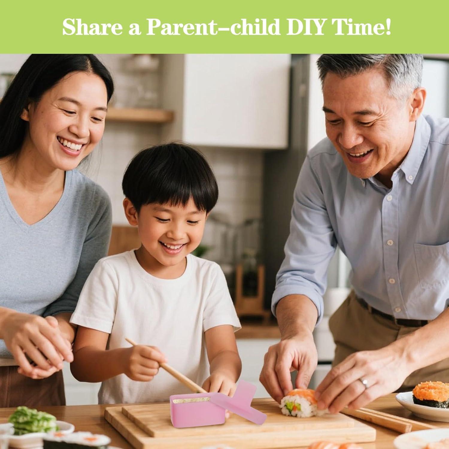 Set de Moldes para Sushi JINGIHE 11 Piezas Antiadherente