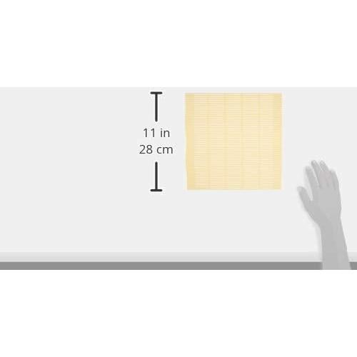 Estera de Sushi de Plástico Beige 25.4x25.4 cm WE 092
