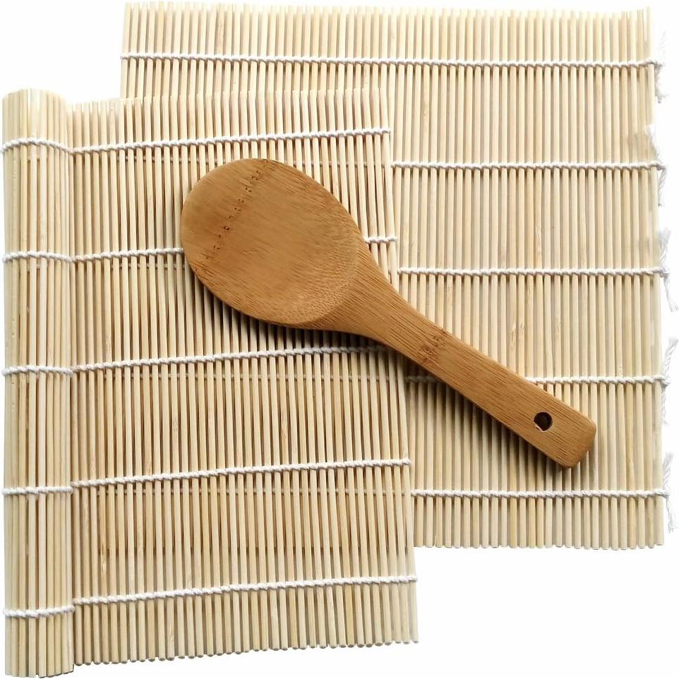 Estera de Bambú para Sushi Garasani - 2 Estrellas + 1 Pala