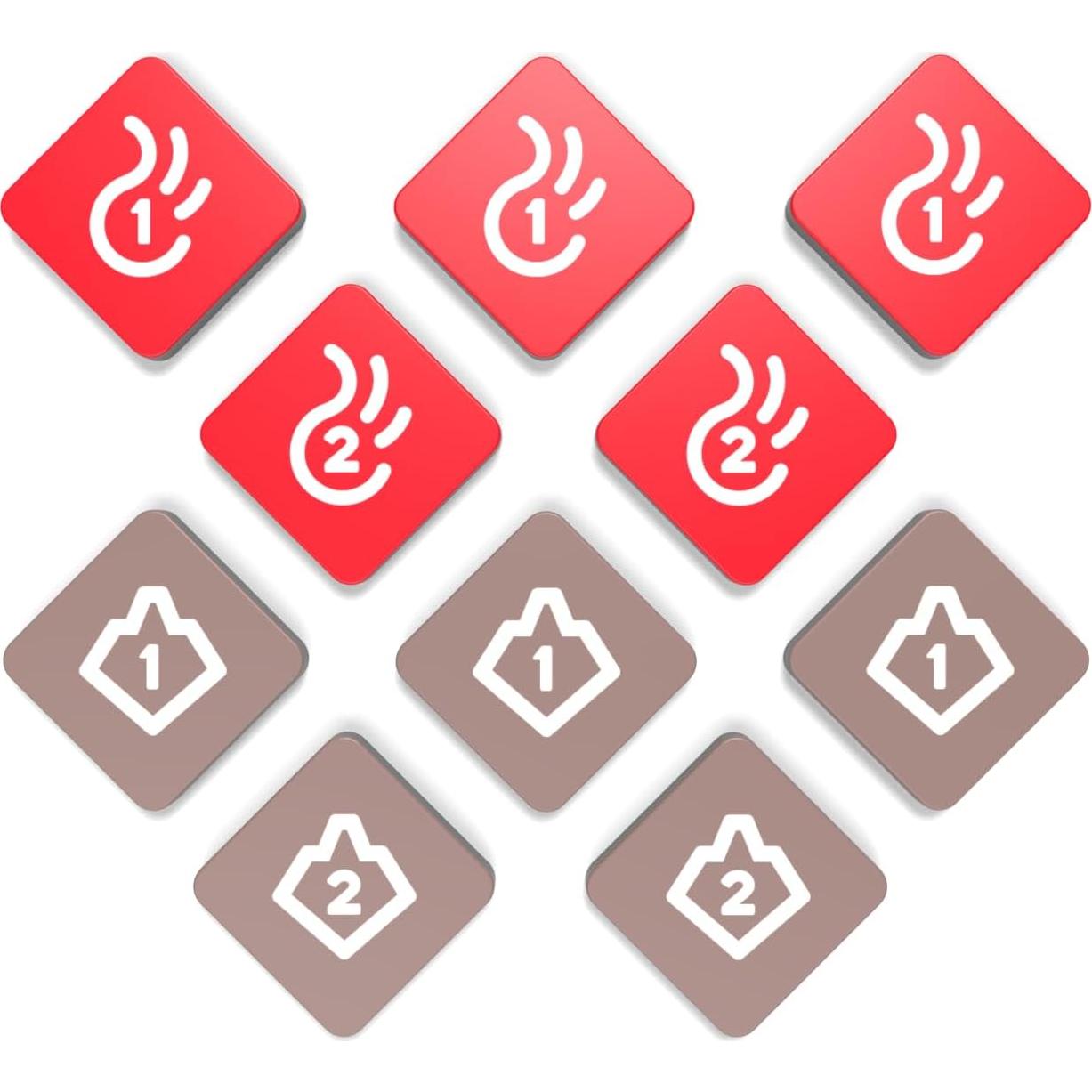 Expansión Sombras en Movimiento TeeTurtle Roca Fundida 2-6 Jugadores