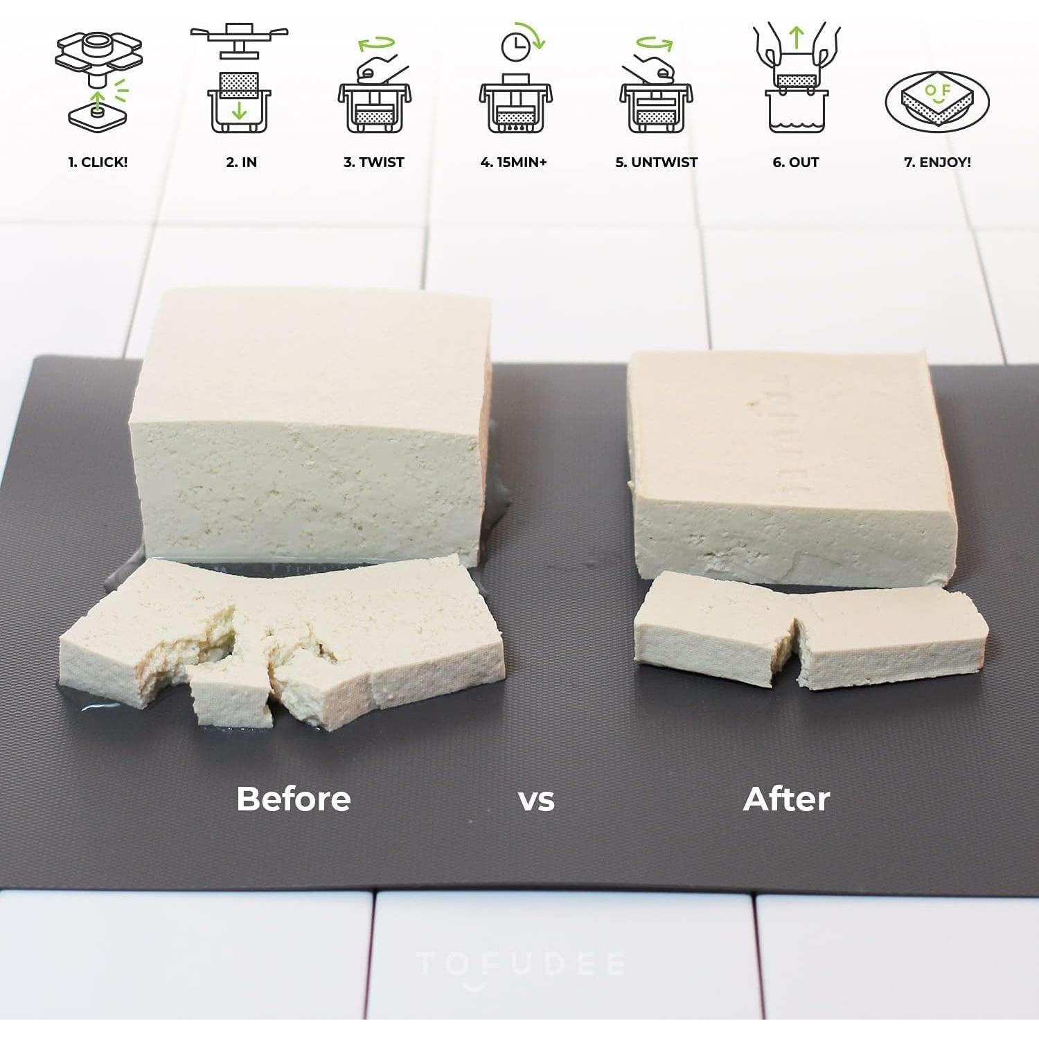 Prensa de Tofu TOFUDEE - Drenaje Automático, Libre de BPA