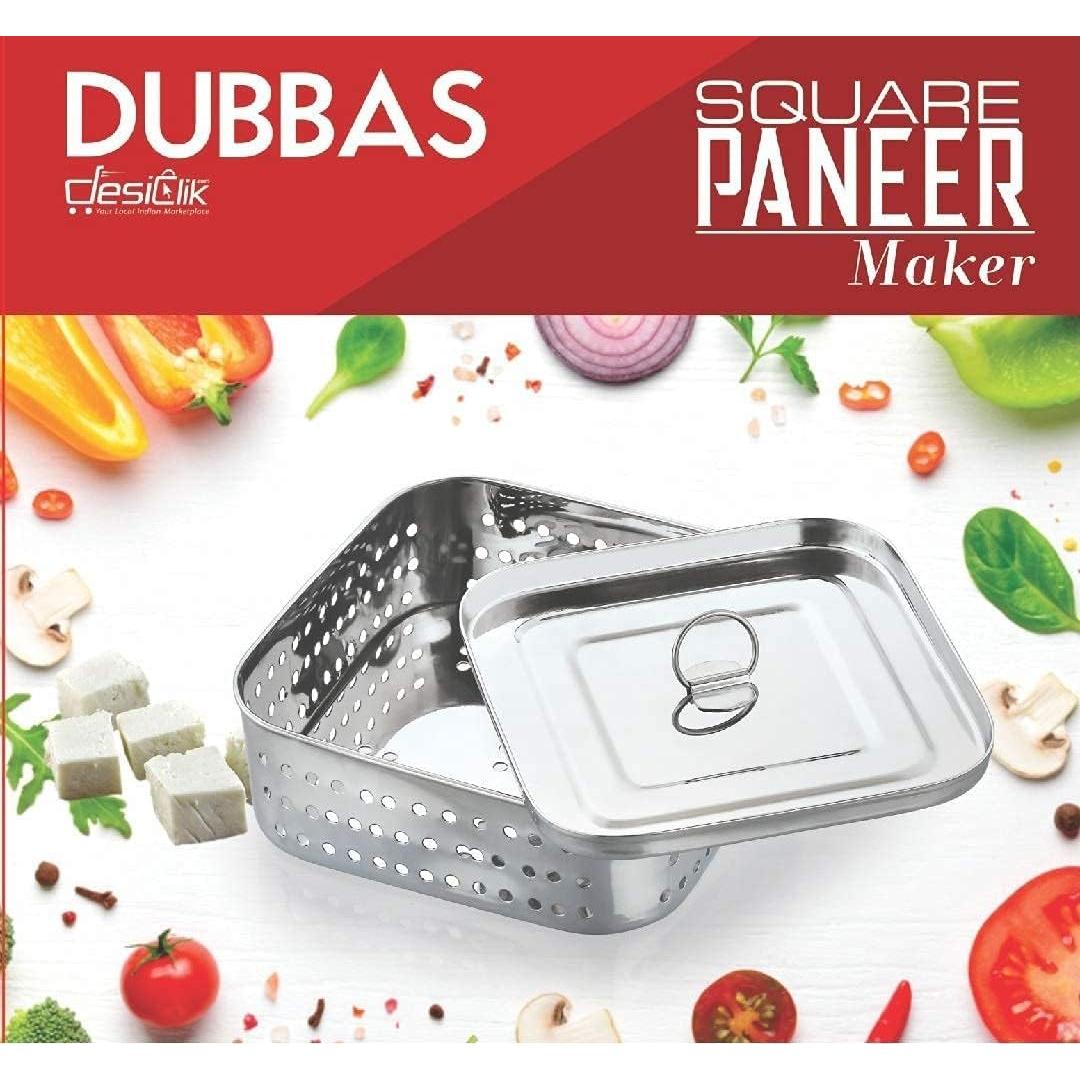 Molde para Paneer Dubbas de Acero Inoxidable 13.34 cm