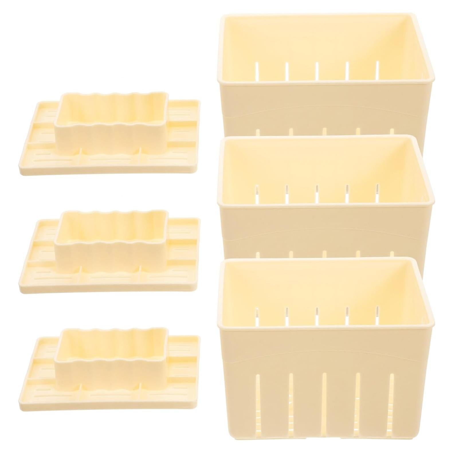 Molde para Prensar Tofu Yardwe 3 Piezas de Plástico