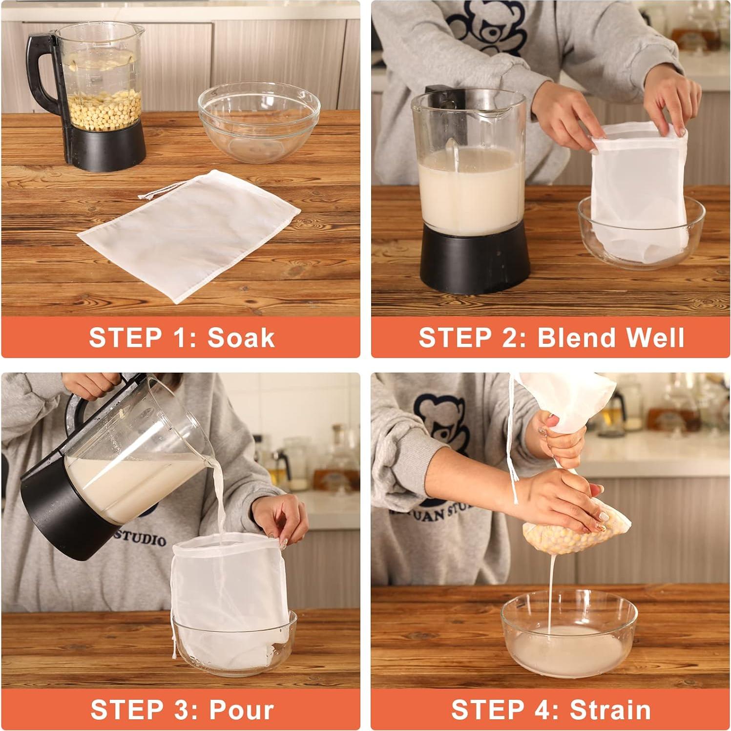 Bolsa Coladora de Leche Kimmama 20.1x30 cm Nylon Reutilizable