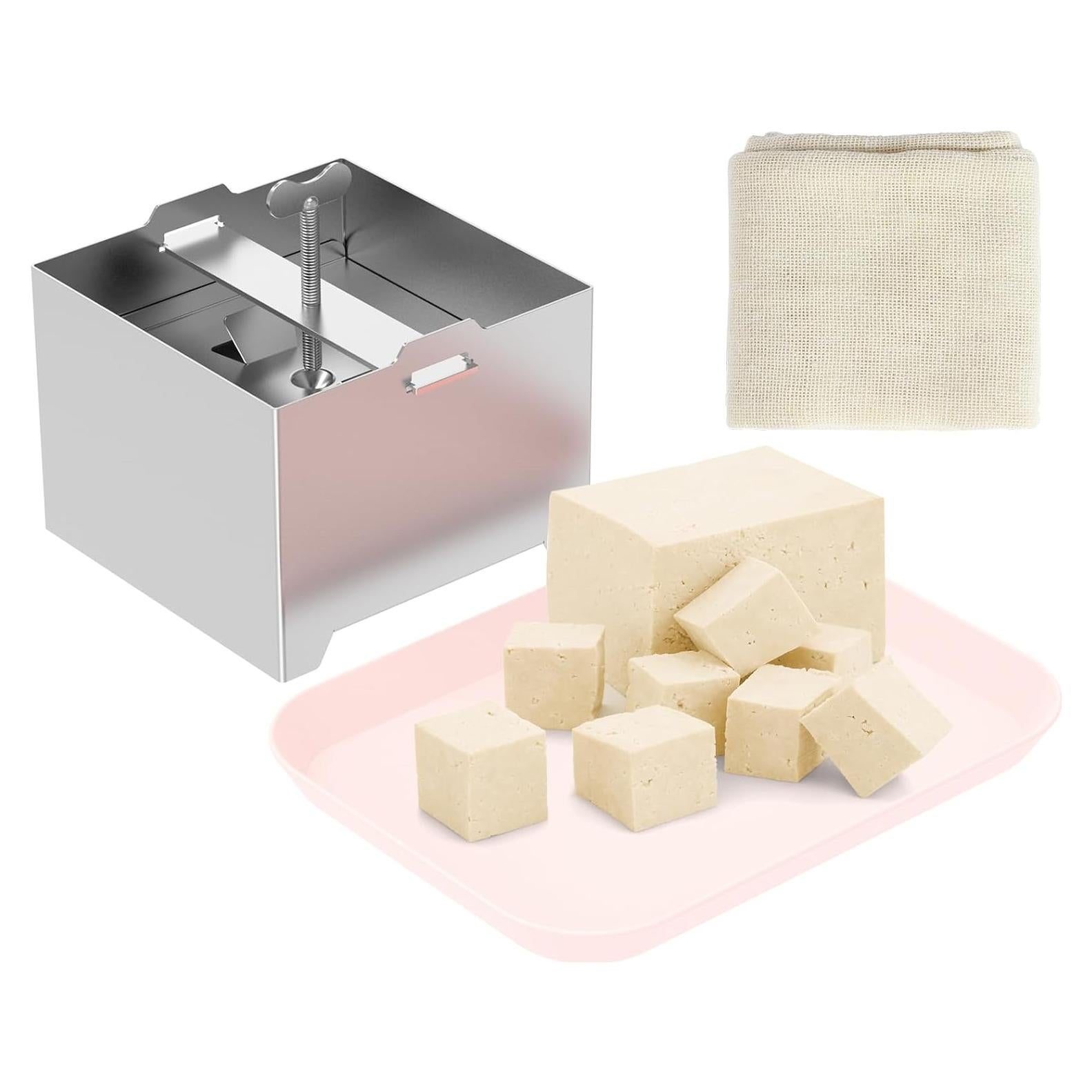 Prensa de Tofu KNFFSAAJL Acero Inoxidable 304 Pequeña 0.5kg