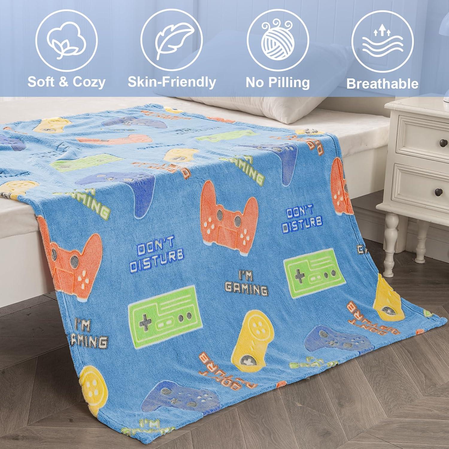 Manta de Juego Levens que Brilla en la Oscuridad 130x150 cm