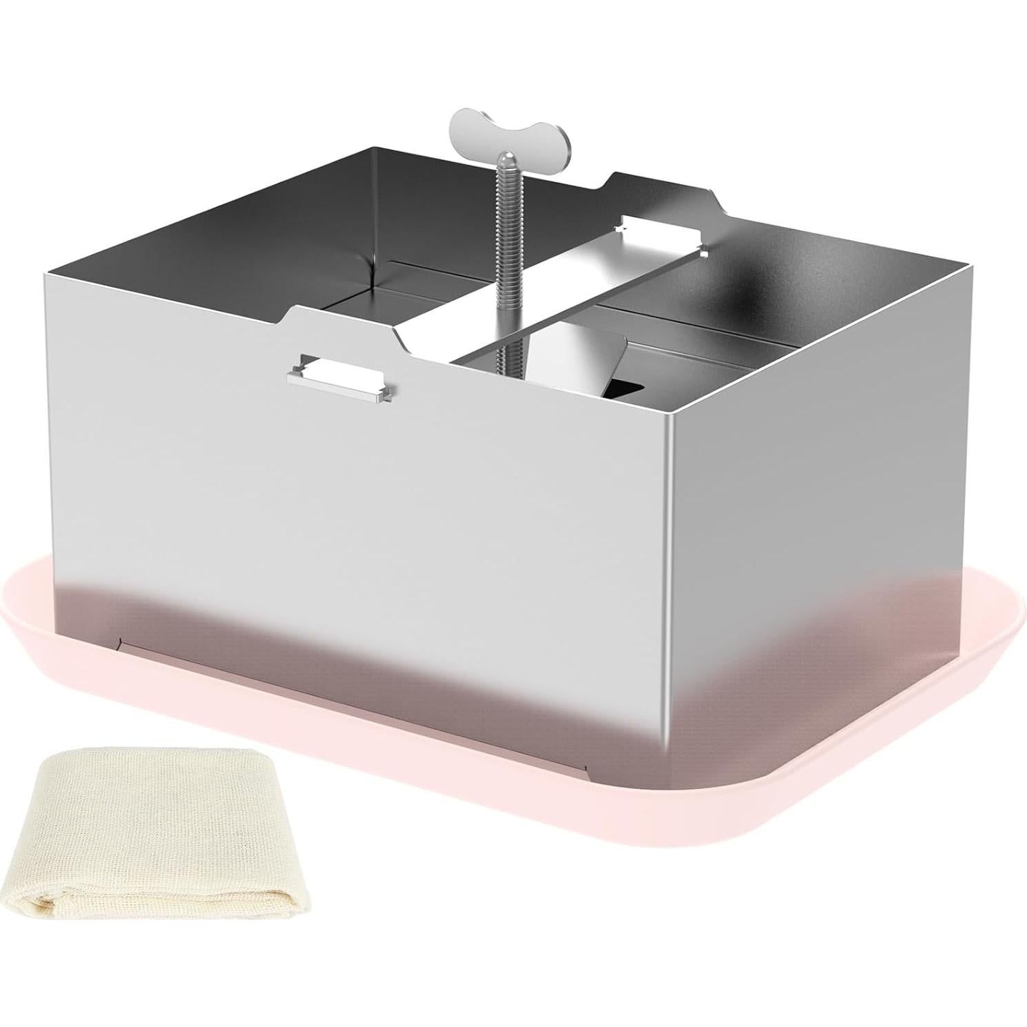 Prensa de Tofu Grande Fizocosisto Acero Inoxidable 304