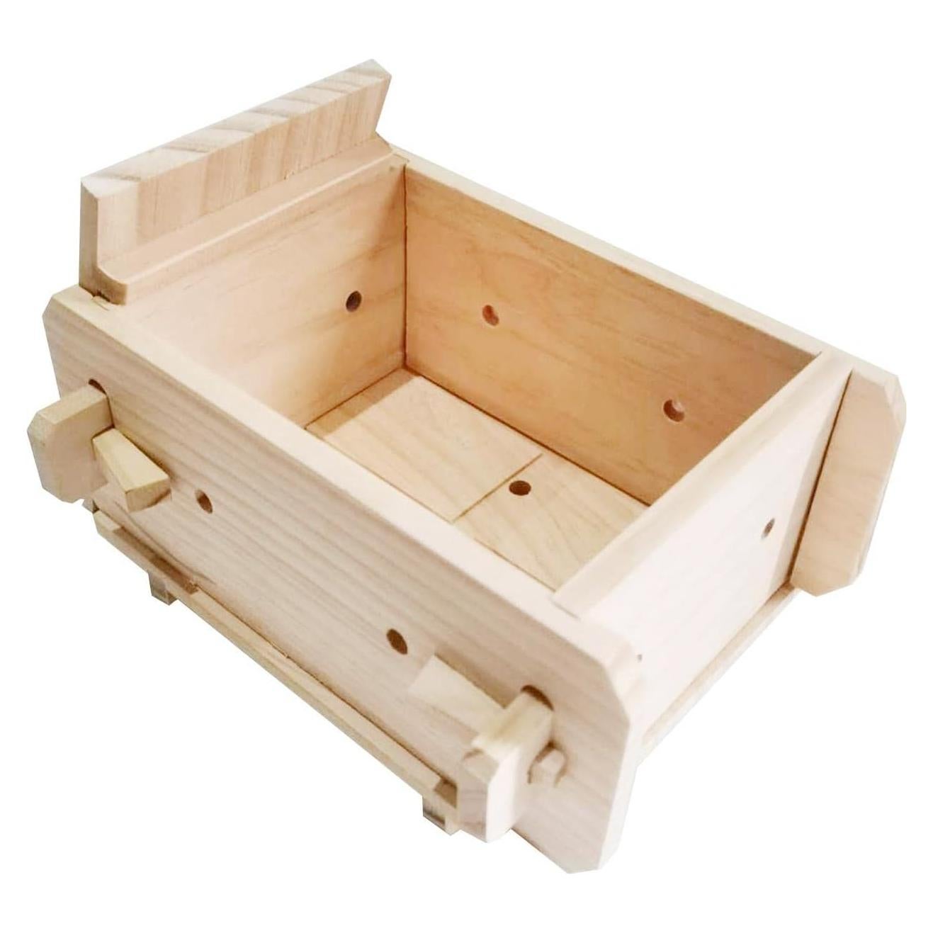 Prensa de Tofu de Madera Leefasy 16x12.5x9 cm para Casa