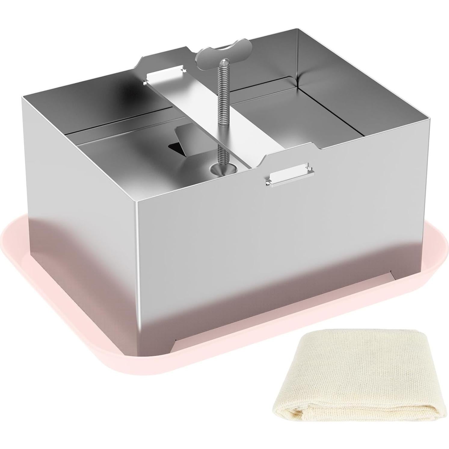 Prensa de Tofu Ajustable Acero Inoxidable SHASUXTING 16cm