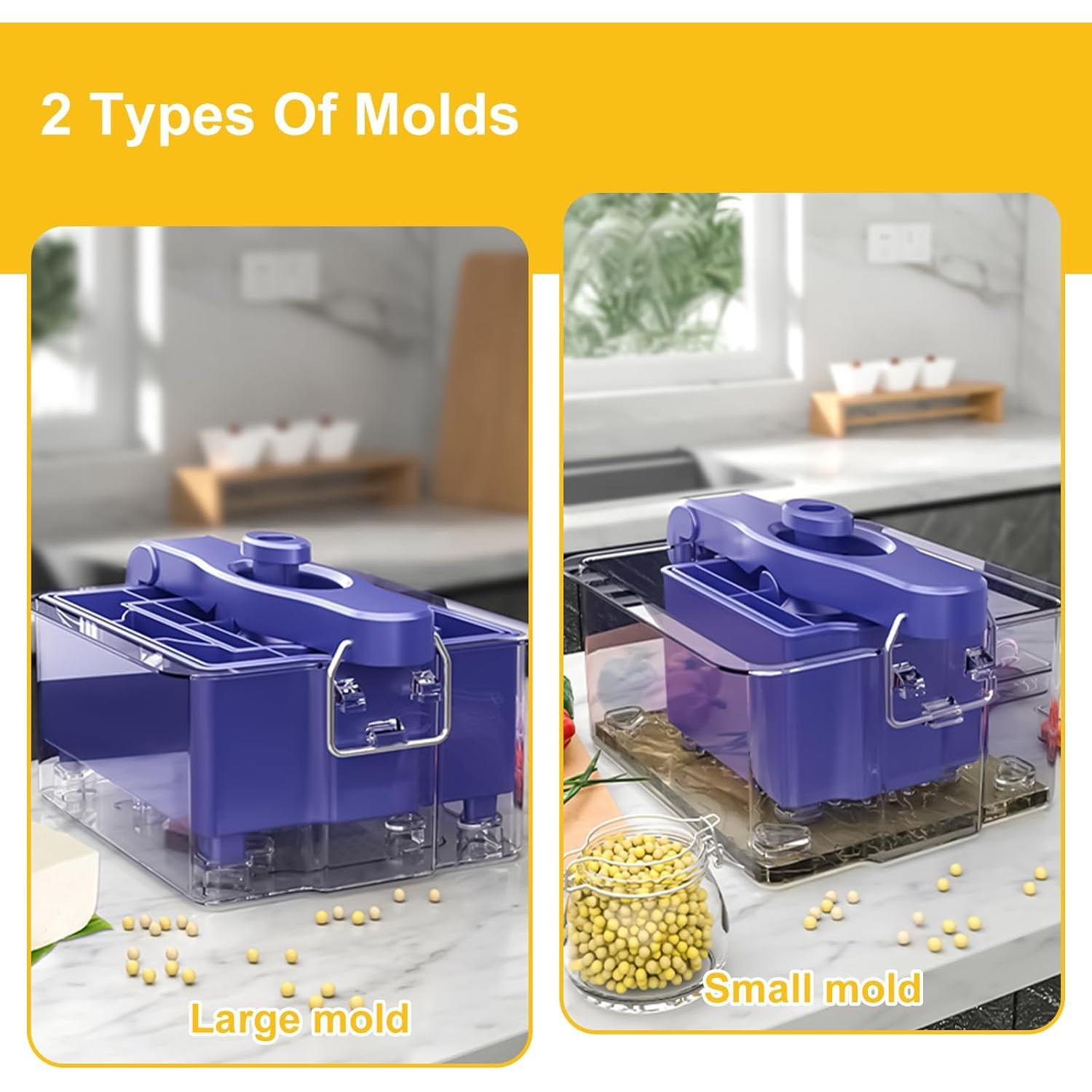 Prensa de Tofu BigKing - Apta para Lavavajillas, 20 Minutos