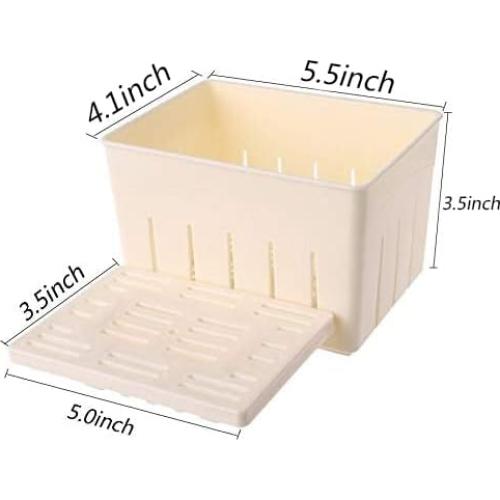 Molde para Hacer Tofu Wadoy - 2 Piezas, Plástico Grado Alimenticio