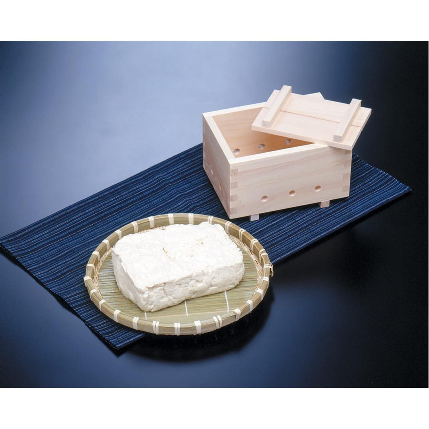 Kit de Prensa de Tofu IPPINKA de Madera Hinoki 17x12x10 cm