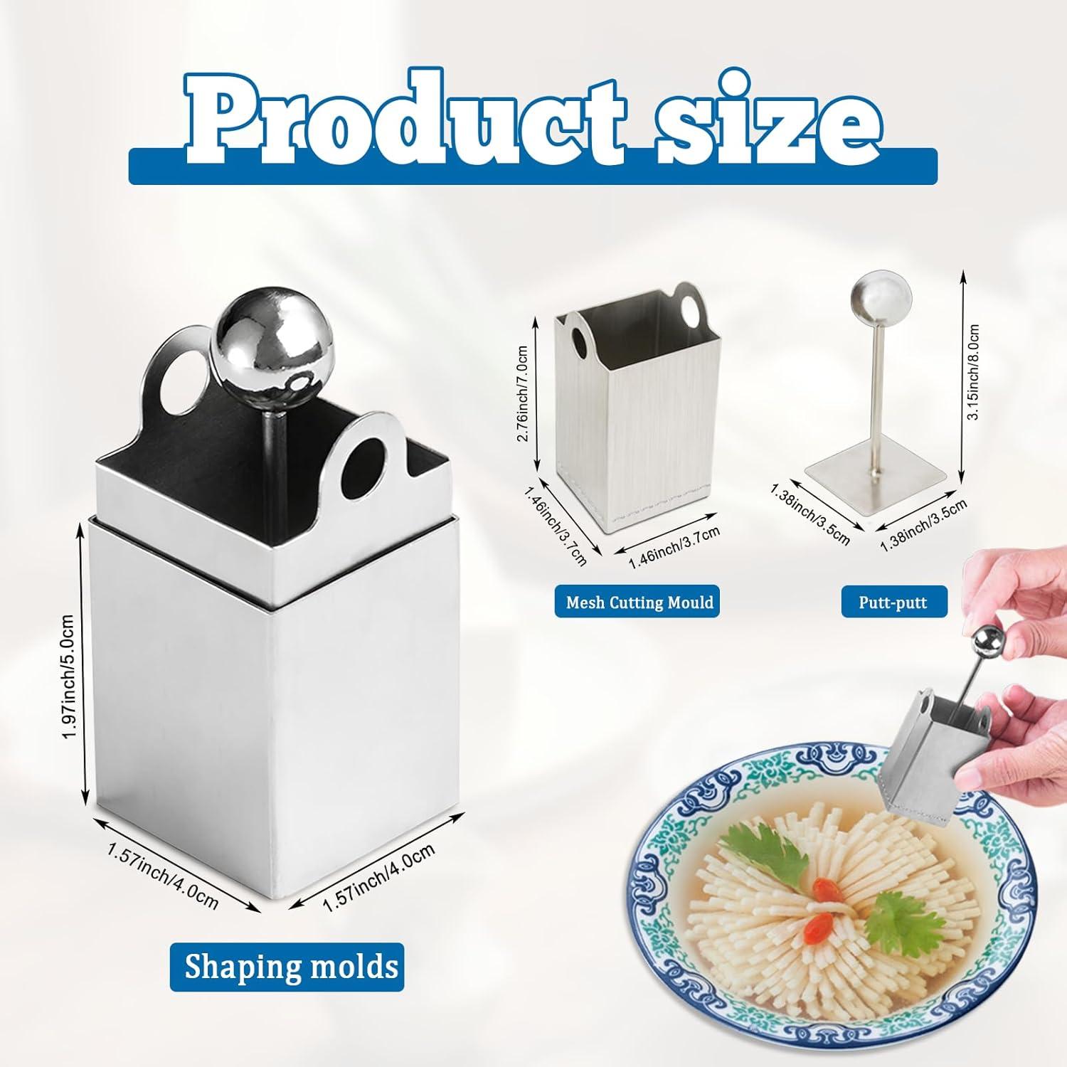 Prensa de Tofu de Acero Inoxidable Xanadued - Cortador y Rallador