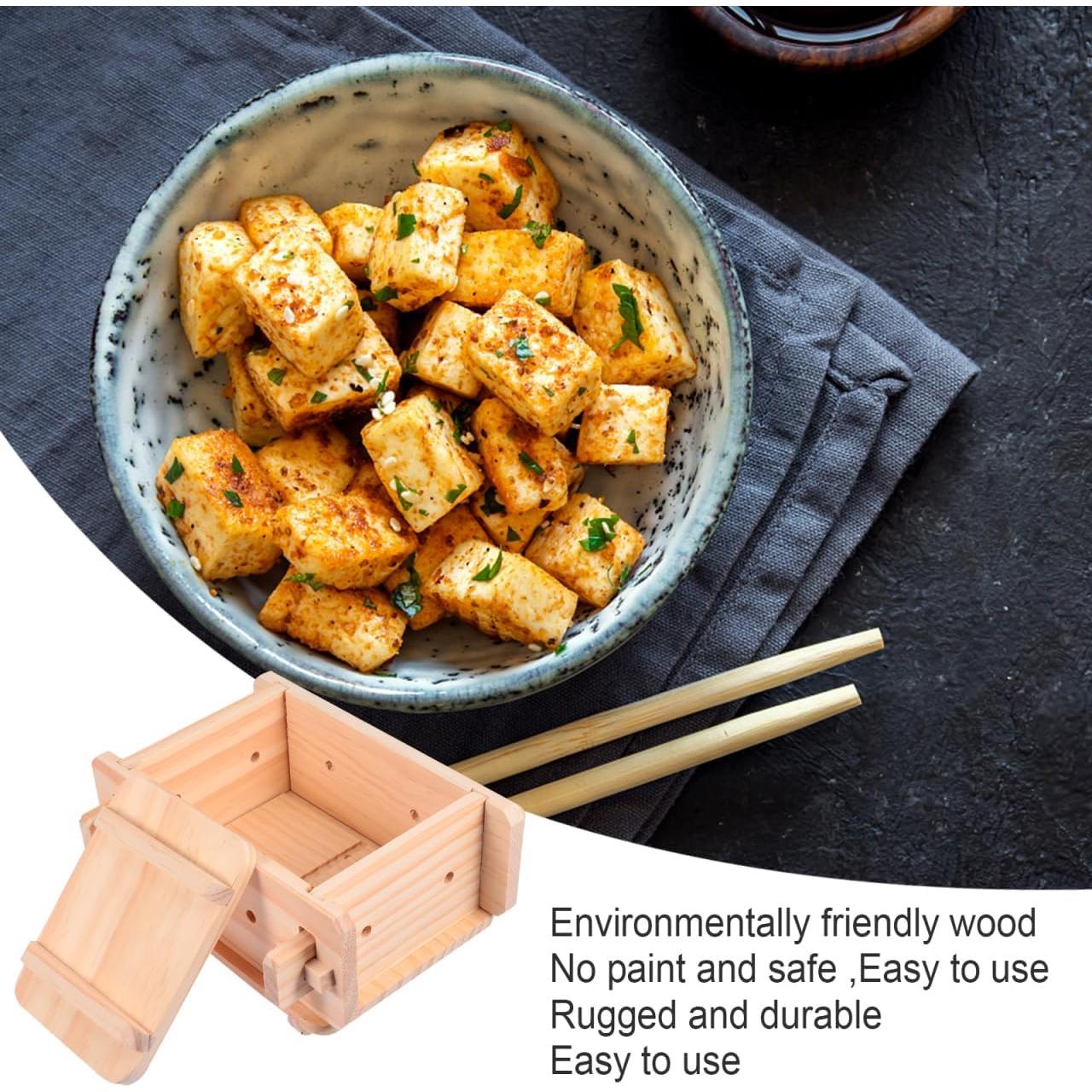 Prensa de Tofu Hemoton de Madera 22x19.5x10.5 cm