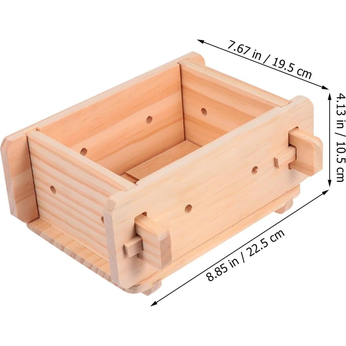 Prensa de Tofu Hemoton de Madera 22x19.5x10.5 cm