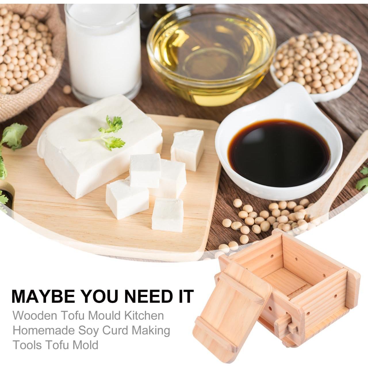 Prensa de Tofu Hemoton de Madera 22x19.5x10.5 cm