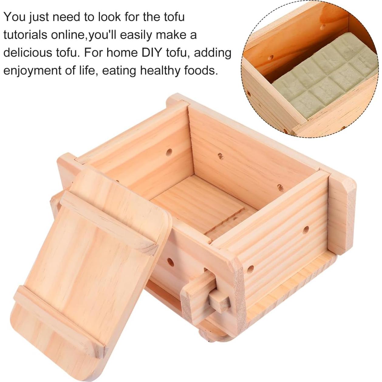 Molde de Tofu de Madera Hemoton 22.5x19.5x10.5 cm Ecológico