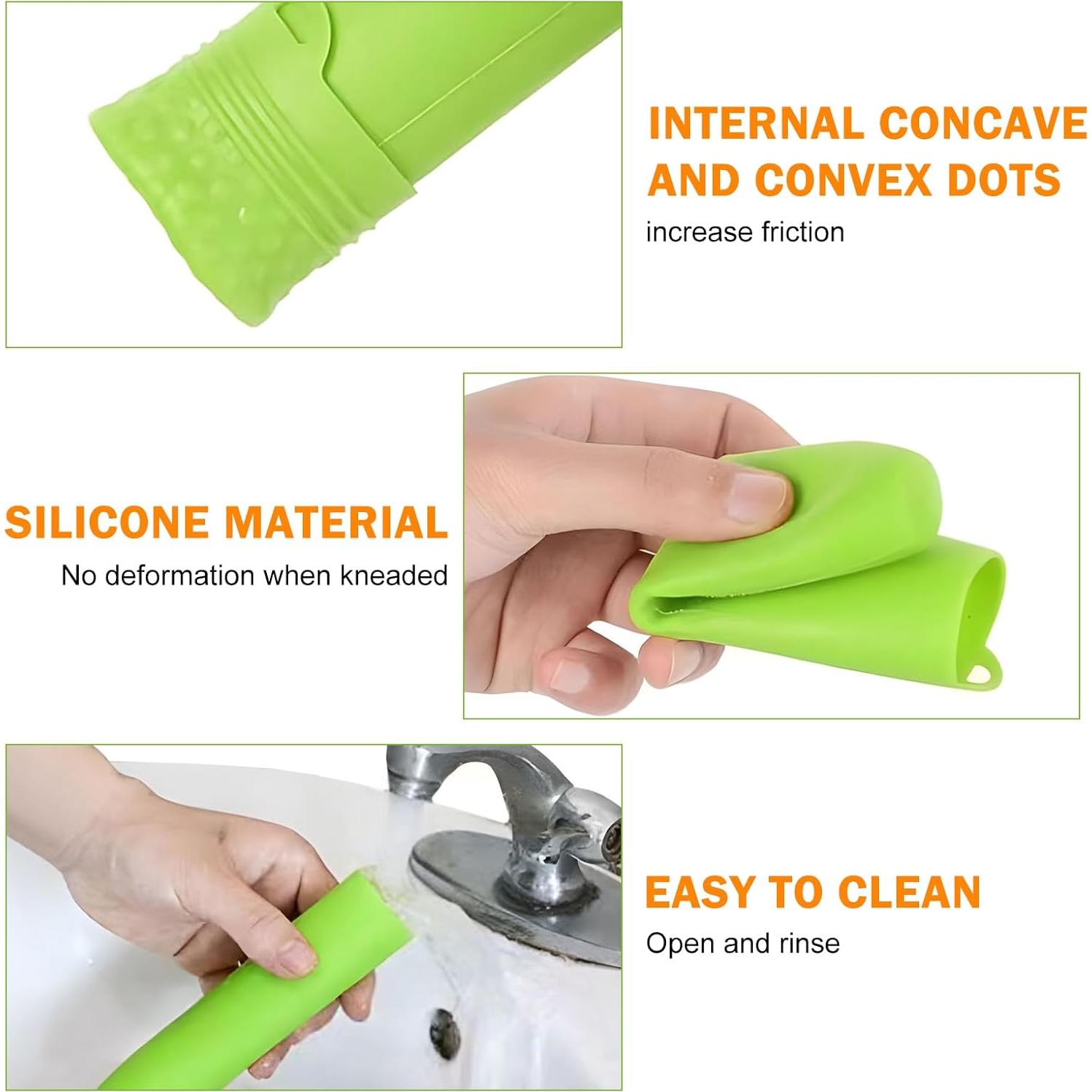 Pelador de Ajo de Silicona Genérico 3 Piezas - Sin Olor