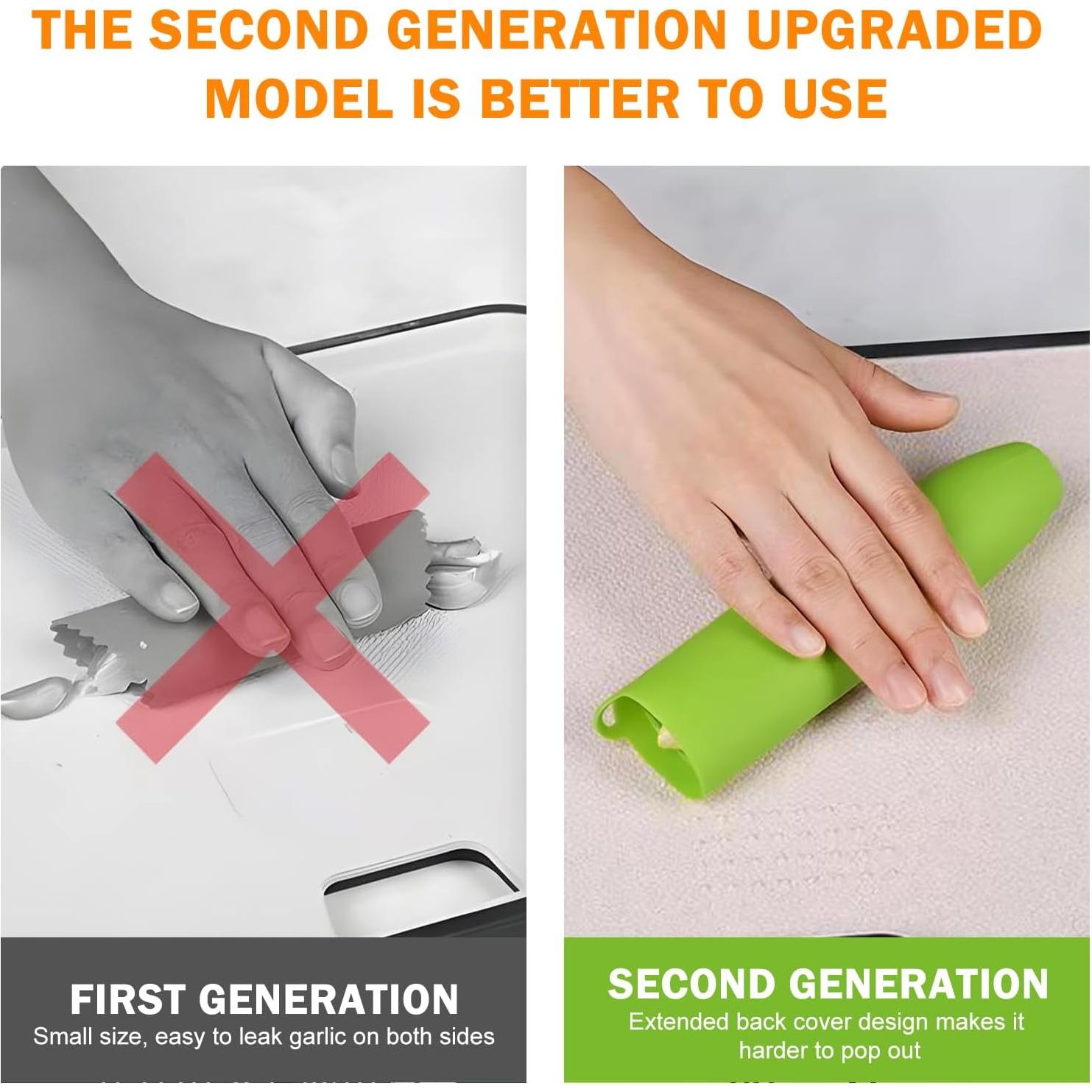 Pelador de Ajo de Silicona Genérico 3 Piezas - Sin Olor