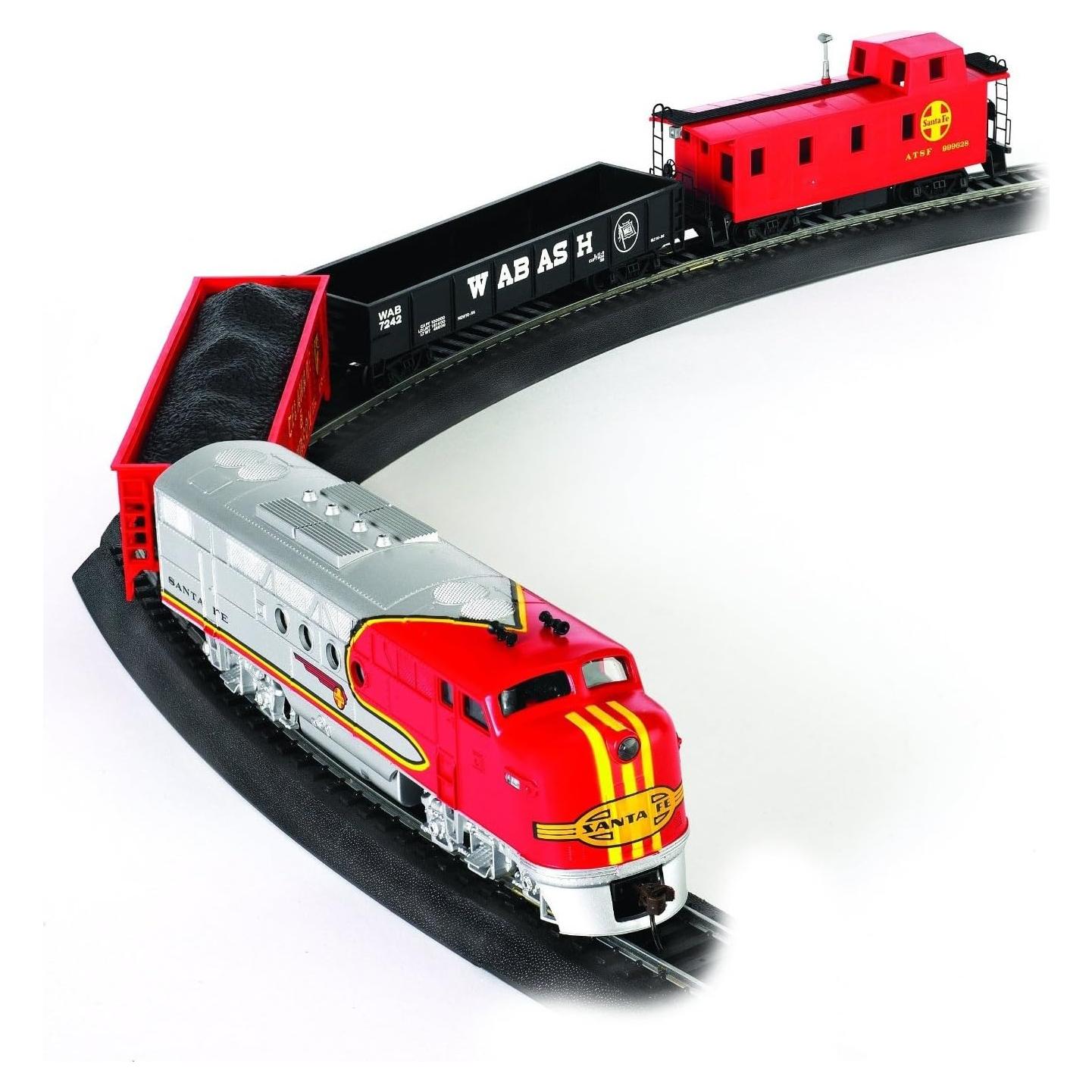 Tren Eléctrico Bachmann Santa Fe Flyer Escala HO Completo