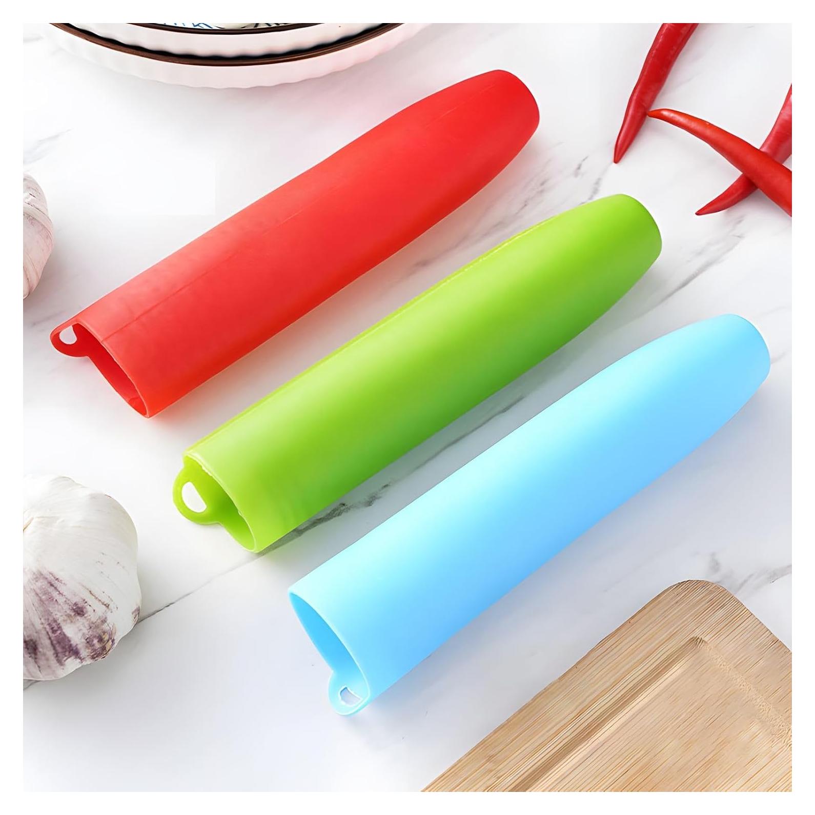 Tubo Pelador de Ajo de Silicona GHKLNY - 3 Paquete Apto Lavavajillas