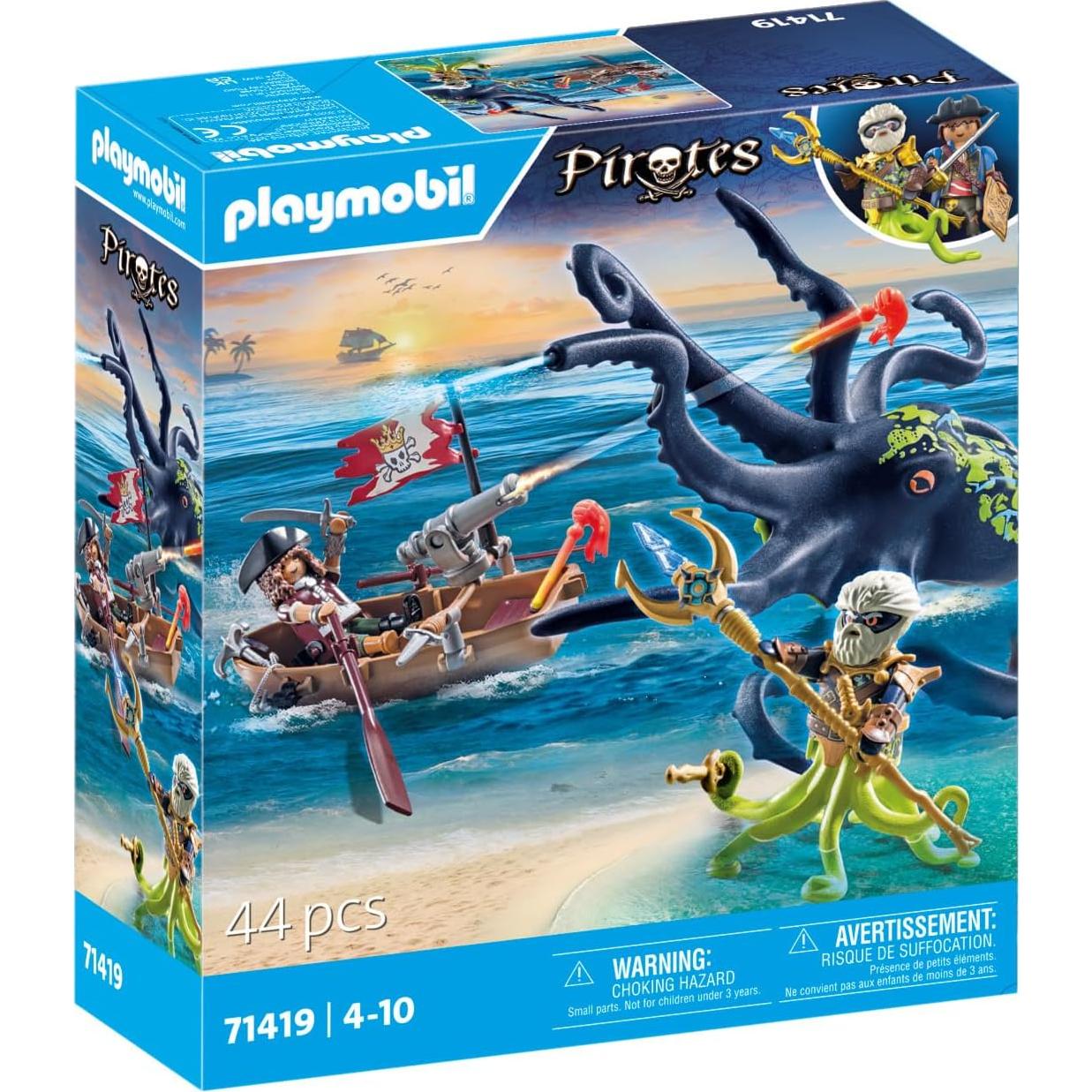 Playmobil Piratas Batalla Pulpo Gigante 44 Piezas