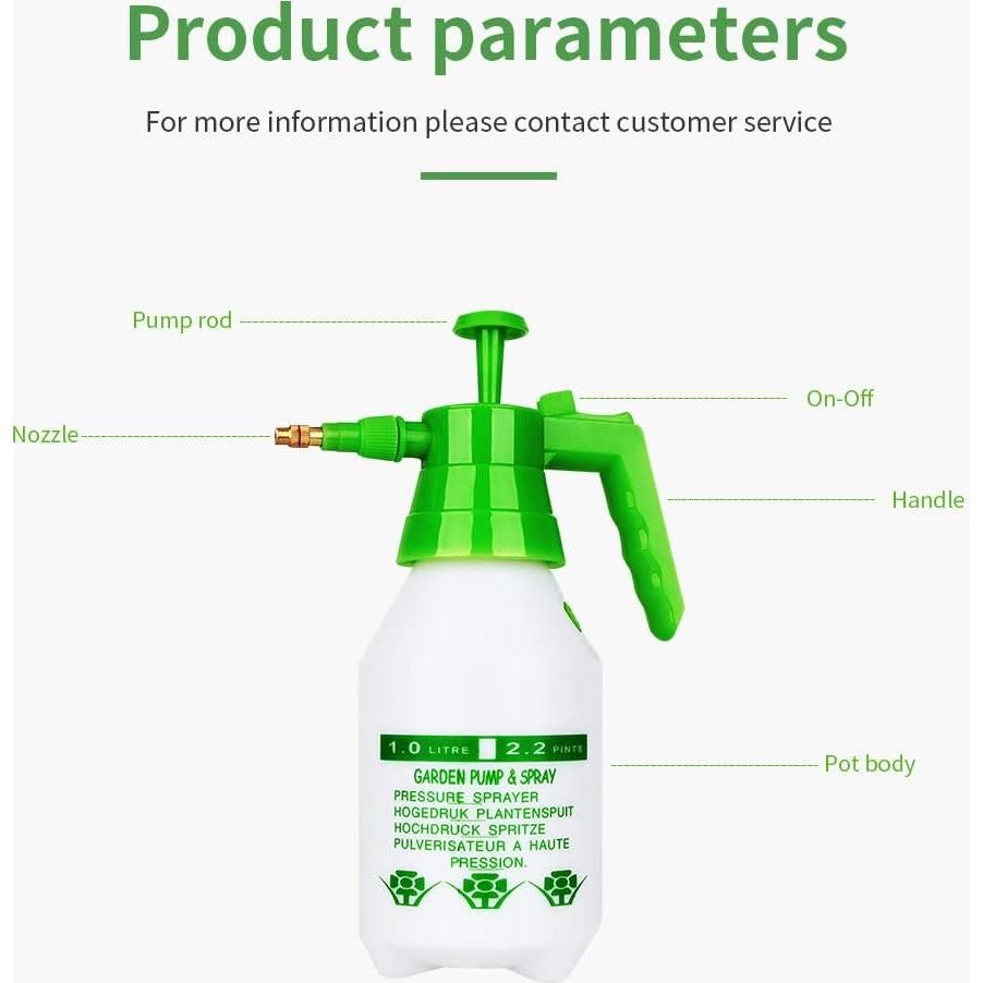 Pulverizador de Jardín Munyonyo 1.89L con Boquilla Ajustable